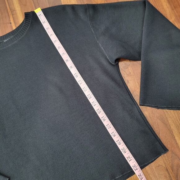 Zara Soft Touch Fabric Sweater Rib Knit Collar Unfunished Trim Size Small - Picture 4 of 5